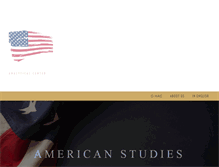 Tablet Screenshot of american-studies.org